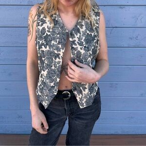 Vintage Floral Vest